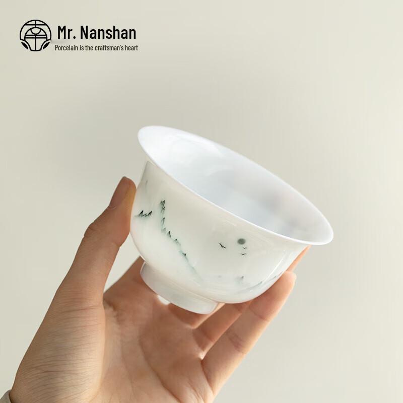 Nanshan Mr. Hand-painted Ceramic Kung Fu Gaiwan