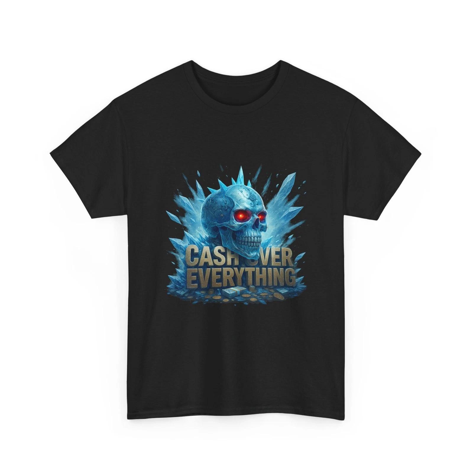 

Ice Skull Red Eye Cash T-Shirt | Cash Over Everything graphic, Cool T-Shirt 3D 3XL