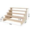 Wood Display Riser Wood Display Riser Stand for Dessert Figurines Conutertop Jewelry Display Riser Shelf Candy Figures Buffets