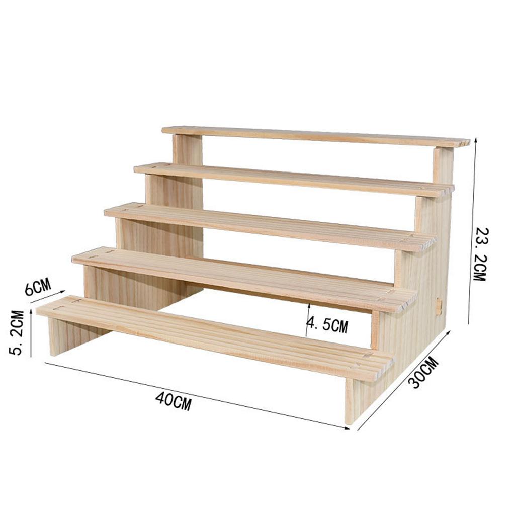 Wood Display Riser Wood Display Riser Stand for Dessert Figurines Conutertop Jewelry Display Riser Shelf Candy Figures Buffets