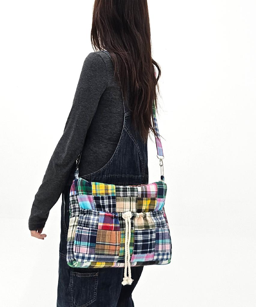 Sonnetofnight Patchwork 3-Stage Transformation Bag Check Pattern - Medium M