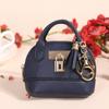 Chic Mini Coin Purse with Keychain - Korean Style