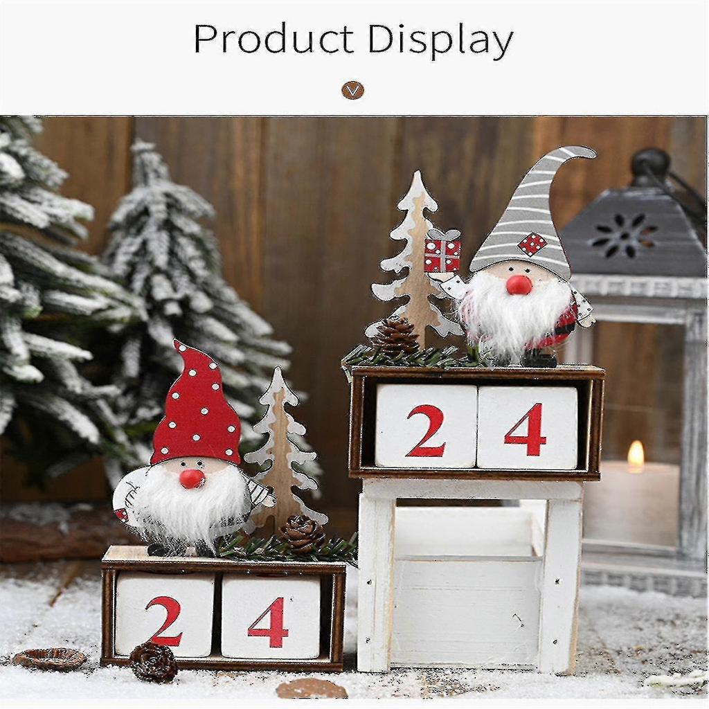 Christmas Calendar Fabric Advent Countdown Santa Claus Calendar Christmas Decor