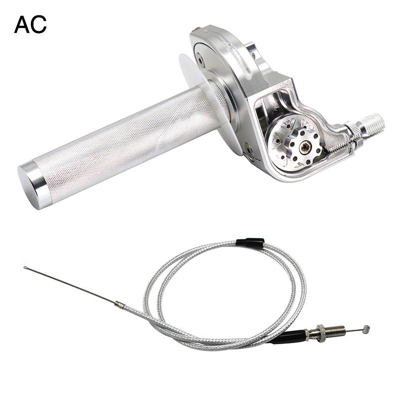 ZSDTRP 22mm Universal CNC Aluminum Accelerator Throttle Twist Grips Handlebars For Motorcycle Moped Scooter Bike M10*1.5