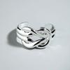 Fashionable Personalized Metallic Texture Geometric Opening Bracelet Women's Jewelry Versatile for Daily Use