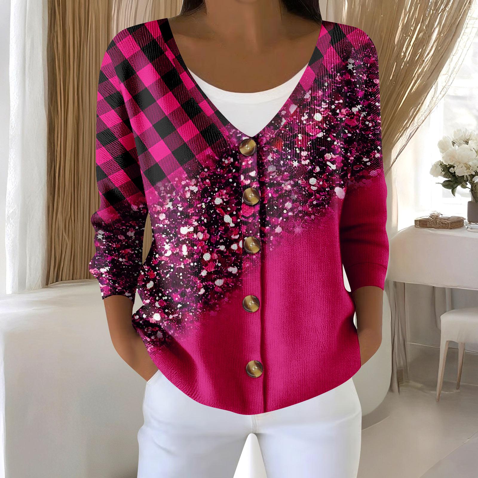 

Женская мода с длинным рукавом, рождественский принт «Снеговик-снежинка», куртка, кардиган XXL