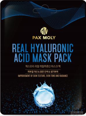 Pax Moly Real Hyaluronic Acid Mask Pack 25 Ml - Intensively Moisturizing Sheet Mask with Hyaluronic Acid
