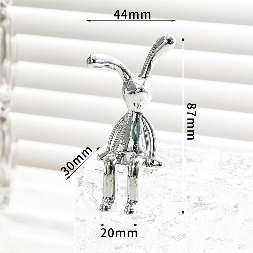 Figurine for Living Room Coffee Table, Mini Electroplated Girls