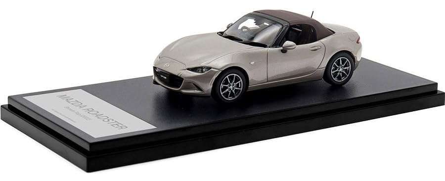 

Hi Story Mazda Roadster Brown Top Platinum Quartz Metallic 1/43 (2022) (Finished Product)