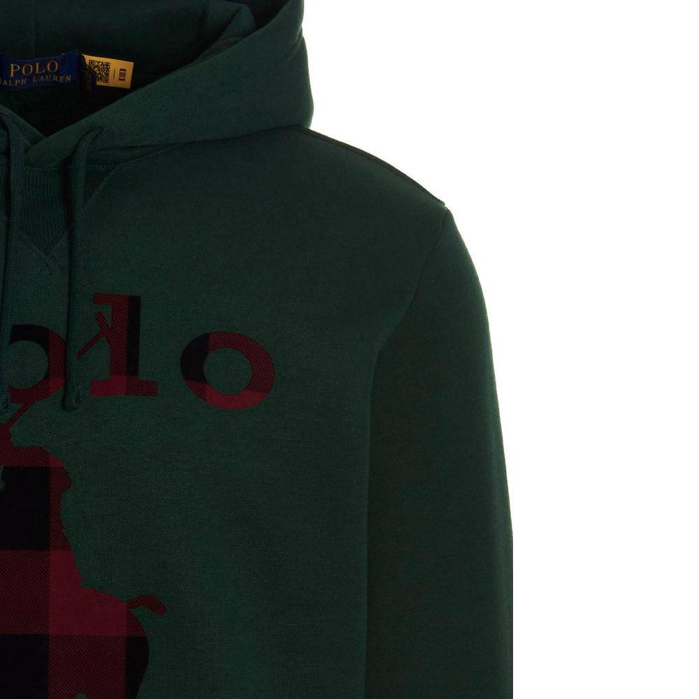 Polo Ralph Lauren FW22 Logo Print Long Sleeve Pullover Sweatshirt Men sweatshirt Green 710881816-003