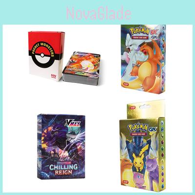 Nádherné Pokemon Flash Karty Tcg Anglické Ex Gx Tag Obchodní Hra Sun Moon Chilling Reign