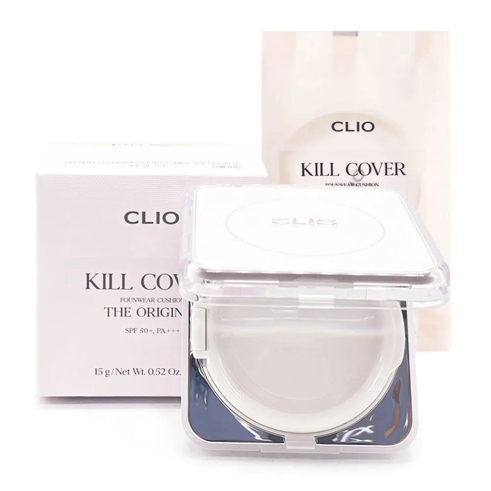 Clio Kill Cover Foundwear Cushion The Original 15g Main Product + Refill 23N Ginger