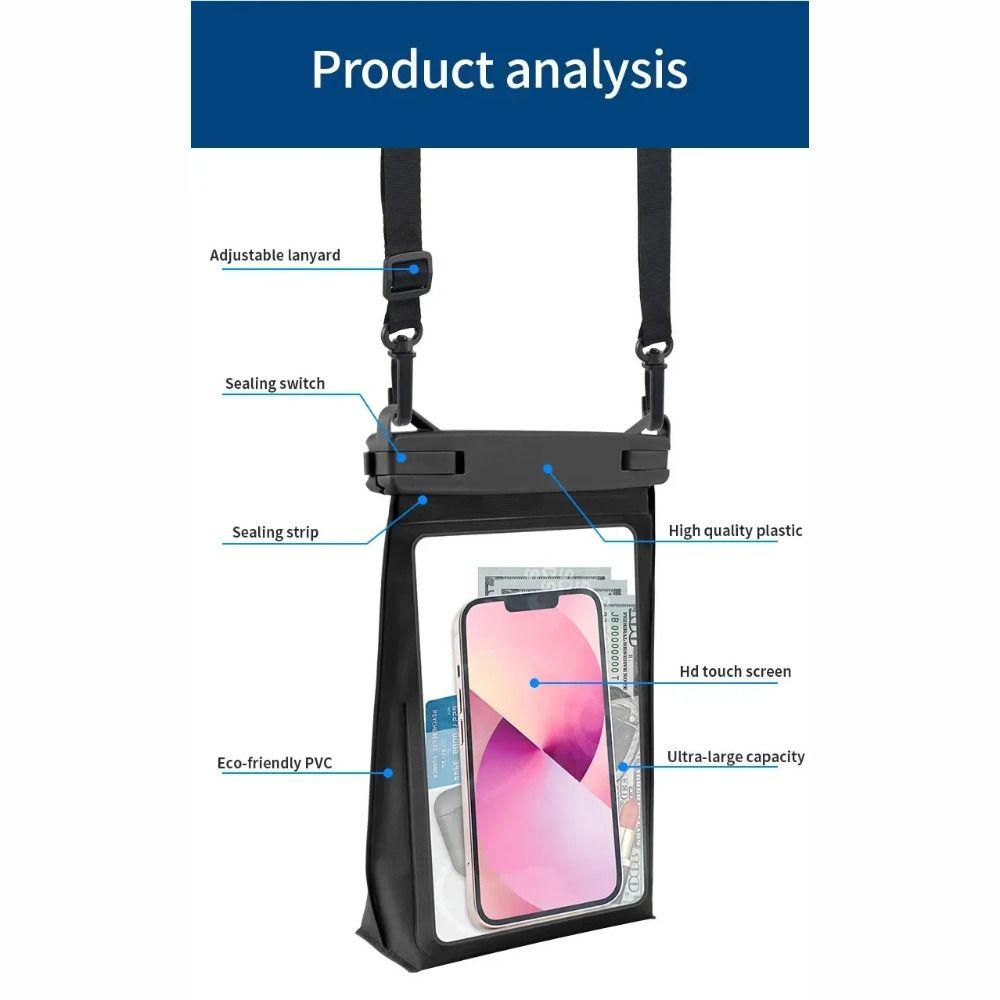 Thicken Waist Waterproof Bag Lightweight Swimming Storage Bag Waterproof Phone Bag Diving