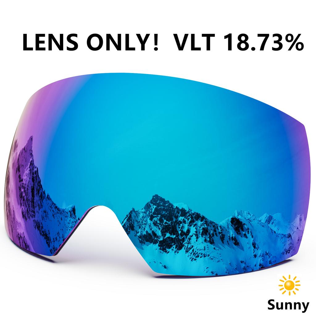 Maxjuli Ski Goggles Only Lens Anti Fog Winter Snow Sports for Men Women Youth Skiing Skating M6 Lens