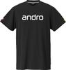 Andro Table Tennis Game Table Tennis Unisex Napa Black and Size 2XL Shirt, J.T.T.A (Japan Association) Approved, T-Shirt, Deo, White,