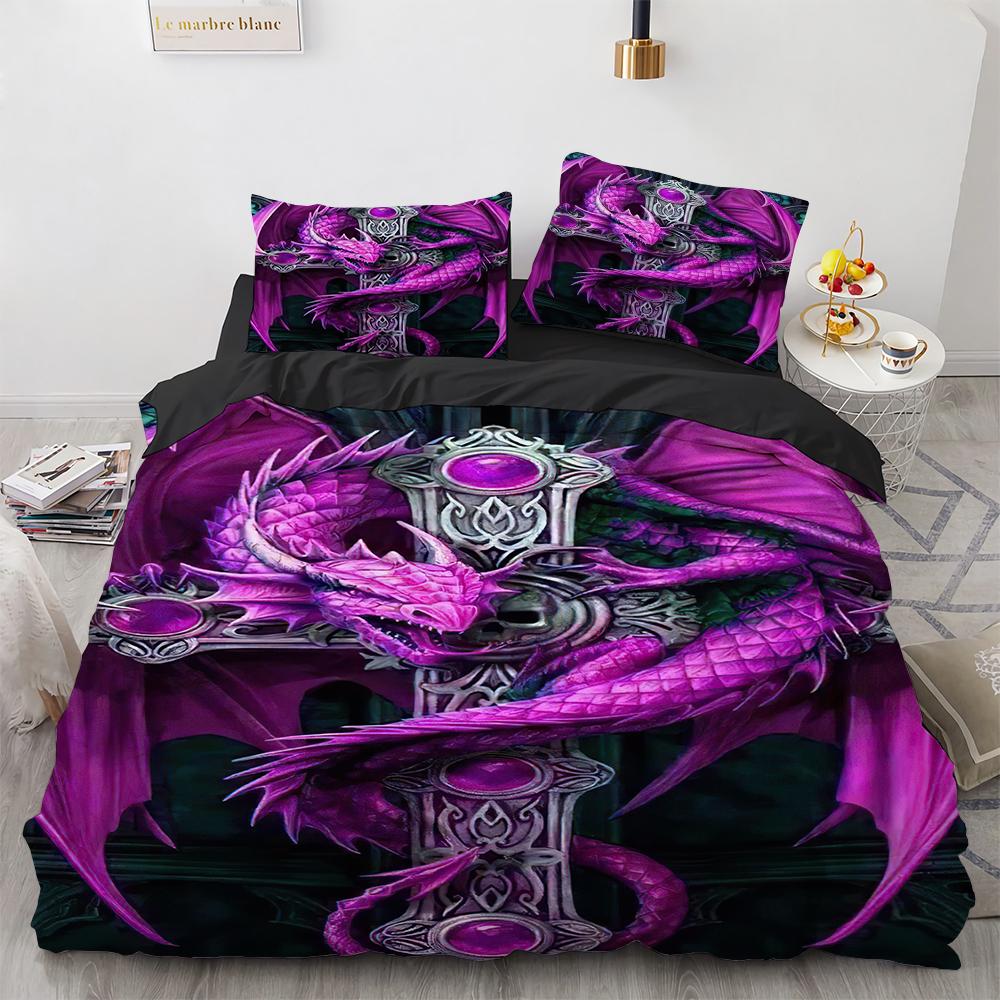 Cheap Scientisfictional Dragon Bedding Set Duvet Cover With Pillowcase Twin Full Queen King