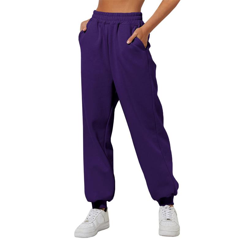 Women's High Waisted Loose Sweatpants Comfortable High Waisted Joggers Casual Sweatpants with Pockets