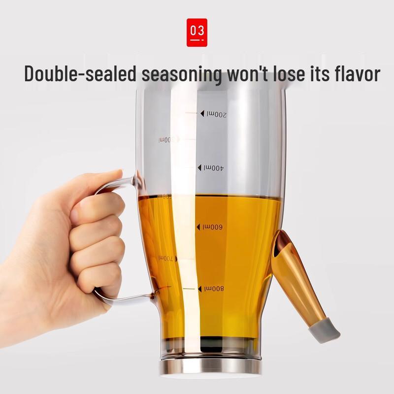 Ru Han Heat-Resistant Non-Drip Glass Oil Dispenser