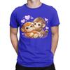 Classic Funny Graphic 100 Cotton Tshirt Cute Monkey Hugging Plush Tops Tees For Unisex