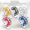 Fly Reel Right Handed Mini Lightweight Fishing Reel 53mm/50g Aluminum Alloy Ice Fishing Wheel Reel Spools Tackle Reel