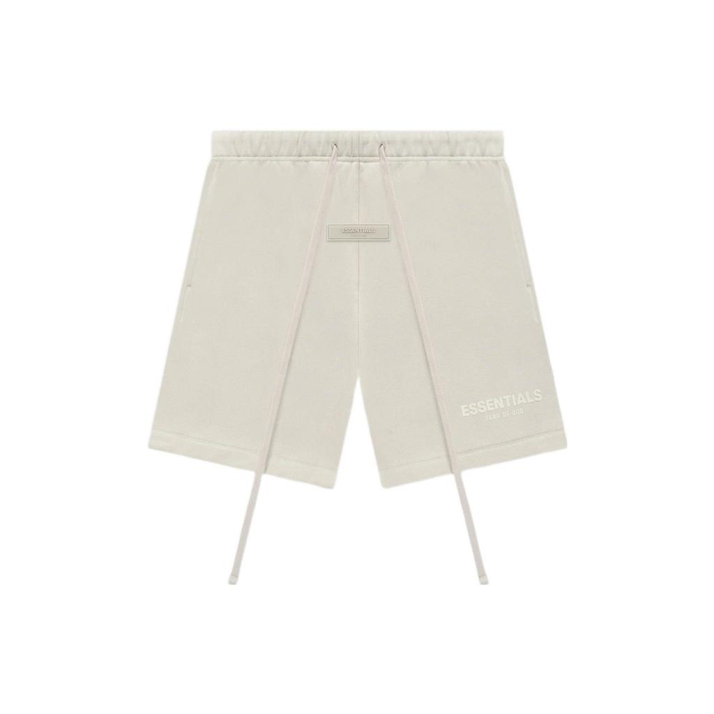 Fear of God Essentials SS22 Drawstring Sport Shorts With Logo Unisex Bottoms Wheat FOG-SS22-136