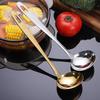 Zhi Shi Edelstahl Suppenkelle mit langem Griff Set