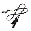 Boho Braided Tassel Belt 1pc Solid Color Decorated Three Layers Tassels