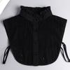 White Lace Lapel Half Shirt Black False Blouse Collar Detachable Fake Collar  Clothes Decoration