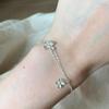 Elegant Gardenia Oil Drop Bracelet: Fashionable, High-End, Exquisite Accessory for Women.
