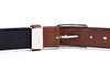 Casual Belt with Cowhide Leather LB71570 Navy Free Size Waist Sizes Up To [Lacoste] Men's (for 95cm)