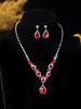 Alloy Necklace Set - Fashionable Banquet Jewelry Chain For Women - Bridal Wedding Jewelry Set