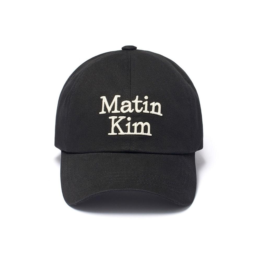 [Matinkim] Volume Logo Ball Cap in Black FREE