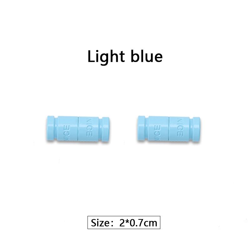 1 Pair Elastic Laces Nice Metal Capsule Lock Buckle No Tie Shoelaces Buckle Tieless Lazy Shoelace Decorations Shoe Accessries