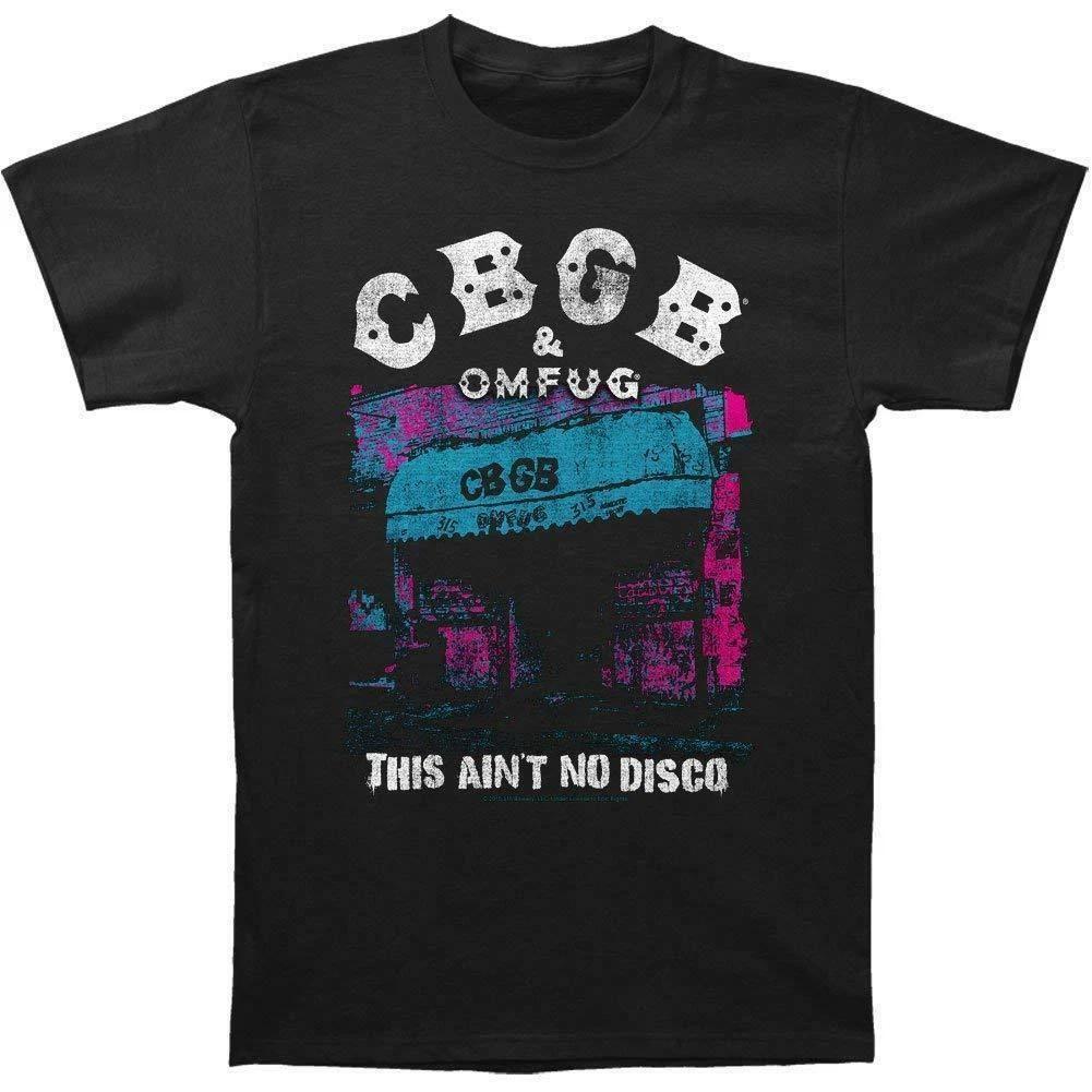 `CBGB  This Ain t No Disco  100% Cotton T-shirt Mens Tees Top - XL, 2X - Free Shipping L