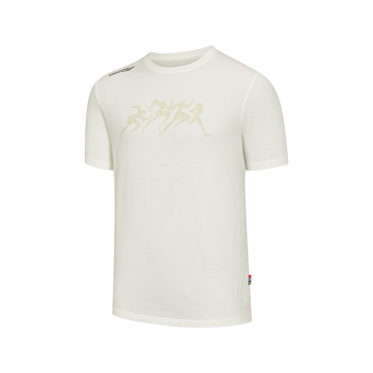 

Saucony Simple Comfortable Crew Neck Short Sleeve T-Shirt Men Tops SA2269ST45T-WT038 S