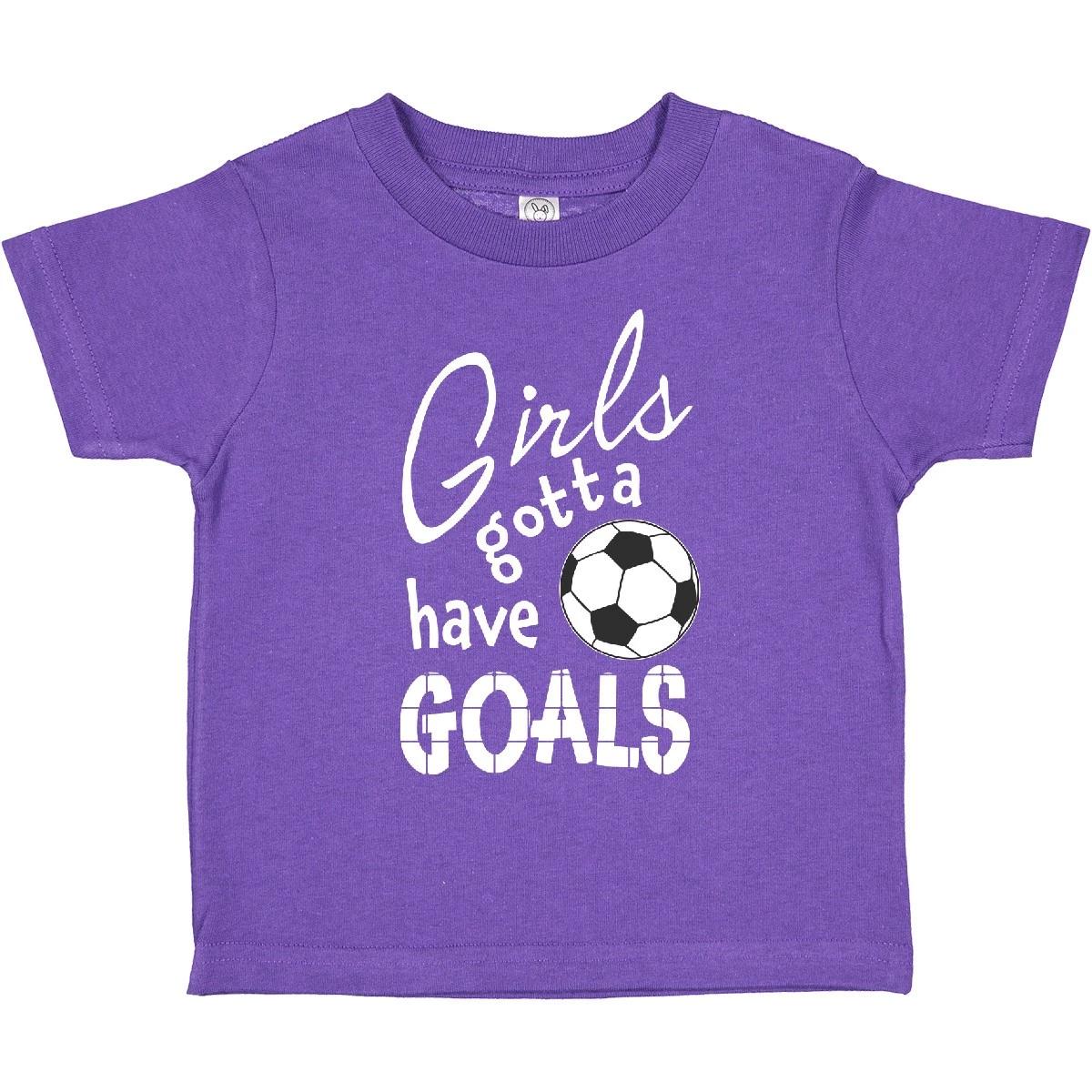 Inktastic Girls Gotta Have Goals- Soccer Toddler kids boys T-Shirt Sports Girl Fan Cheer 160