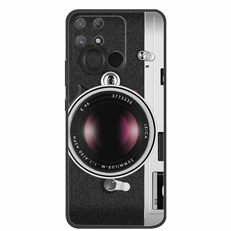 For Redmi 10C Case Redmi10C Black Soft Silicone Phone Case For Xiaomi Redmi 10C Back Cover Case Redmi 10 C Power Funda POCO C40