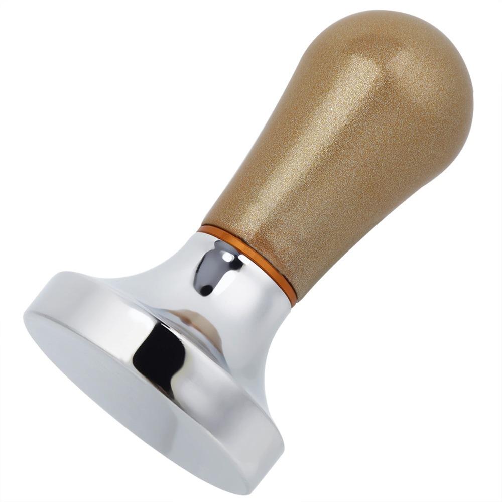 Aluminum Material Aluminum Coffee Tamper Gold Color Espresso Tamper  Espresso Making