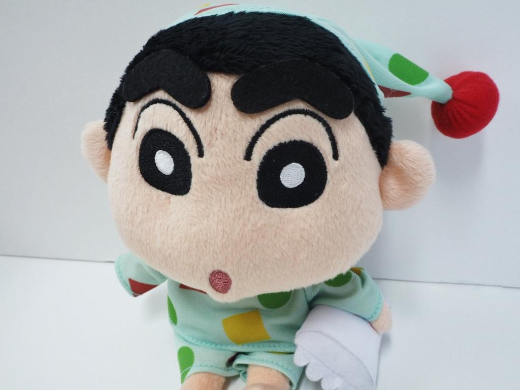 Sanei Boeki Crayon Shin-chan Transformation Shin-chan (S) Pajama Ver. Plush Toy, W11 X D10 X H20cm, SN11