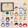 2026 Christmas Countdown Calendar Advent 2D Acrylic Holiday Party Decorations 24 Days Positive Emotional Suppot Animals Pendant