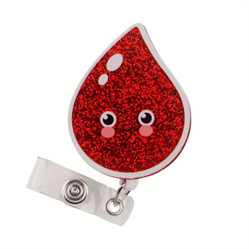 

2D Retractable ID Card Holder Reel for Doctors, Featuring An Adorable Cartoon Design, Suitable for Nurses and Hospital Staff