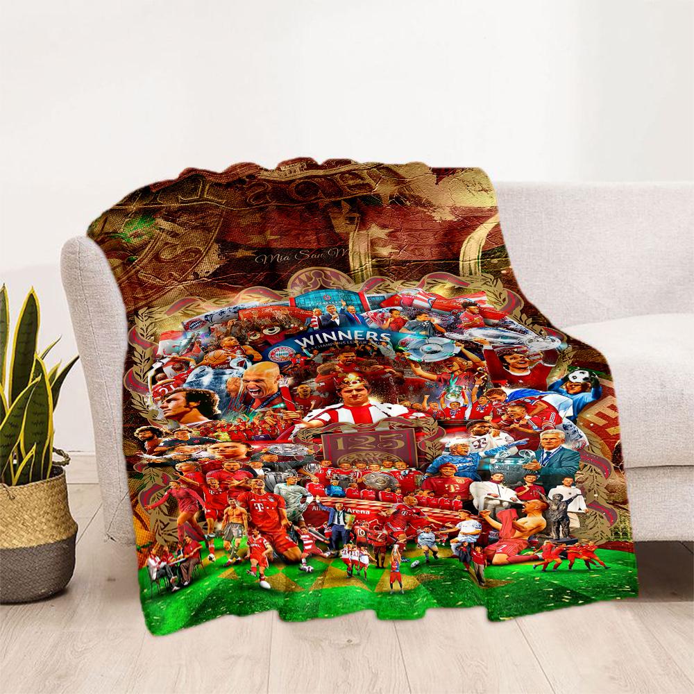 Bayern Munich Blanket Soft Warm Cozy Great for Livingroom Office Couch for All Occasions Warmthful Decor Best Holiday Gift for Friends Family