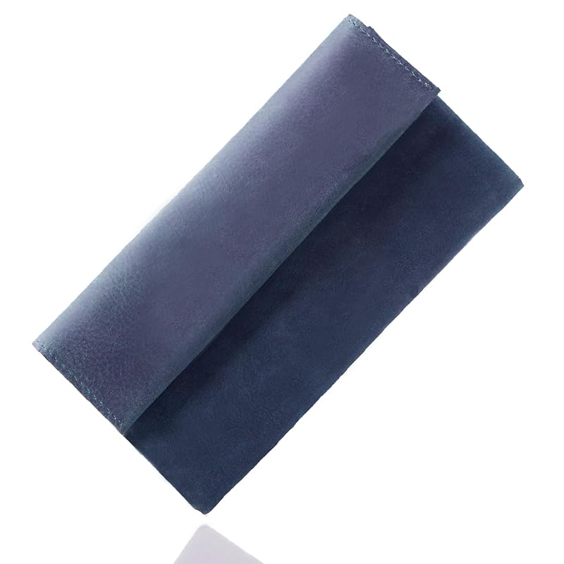 

[Hallelujah] wallet men s small long wallet leather Stores 10,000 yen bills without folding them cover lid small long wallet slim TIDY pot compact