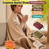 USB Heated Graphene Warming Blanket Portable Heated Shawl Small Electric Heating Blanket Waist Warming Abdomen Heating Pad