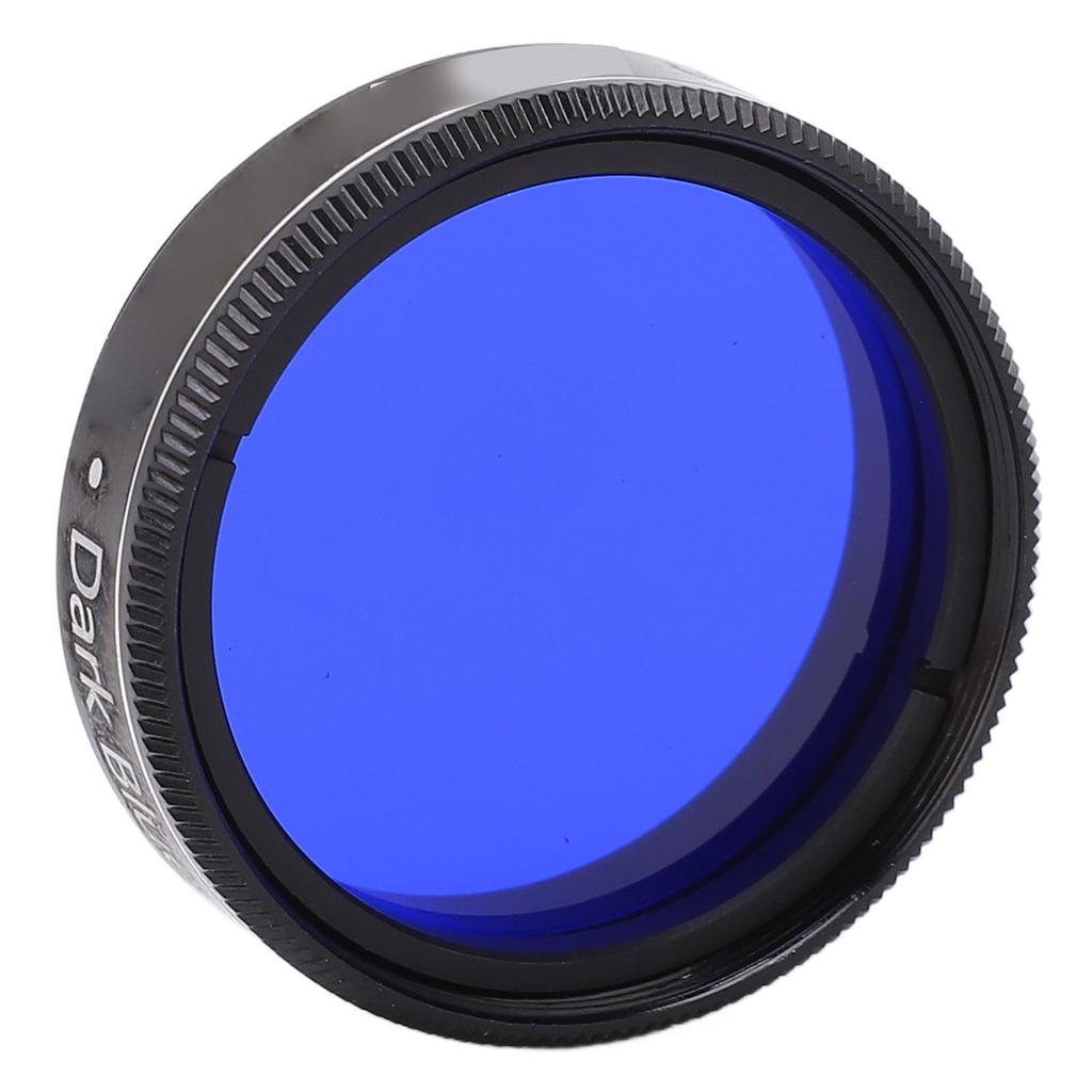 Telescope Eyepiece Filter Dark Blue Optical Glass Telescope Eyepiece Planetary Filter for 1.25in Telescope Eyepiece