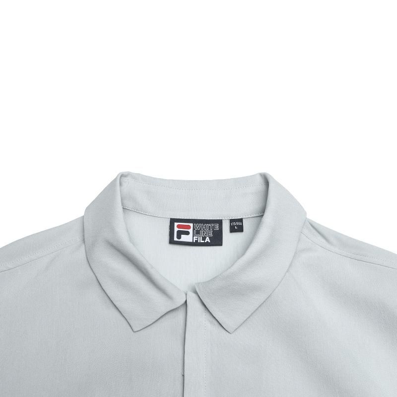 Fila White Versatile Trendy Casual Sports Jacket Men Jackets Rock-Gray F11M623706FGY
