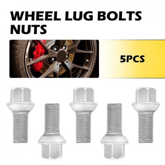 5Pcs Fits For Mercedes Benz W211 W204 C209 W164 W251 Wheel Lug Bolts A0009904907
