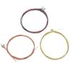 2025 New Coloured Folk Guitar String Acoustic Guitar Copper Core Strings Kit Replacement Parts Musical Instrument Accessories