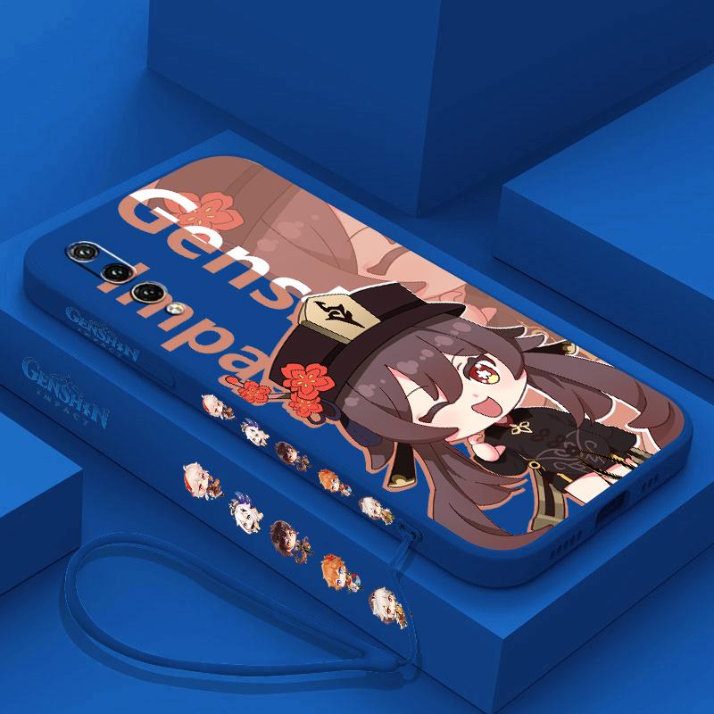 Genshin Impact Nahida HUTAO Für Huawei Y9S Y9A Y9 Y6 Nova Y70 9 8 P50 P40 P30 P20 Pro Lite E 5G Flüssigkeit Links Seil Telefon Fall