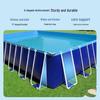 Children's Thick Canvas Frame Pool for Indoor/Outdoor Use